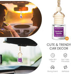 Hanging Car Air Freshener, Long Lasting Scent, Cute Air Fresheners for Women, 2 Pack Non-Toxic Essential Oil Diffuser, Made in USA