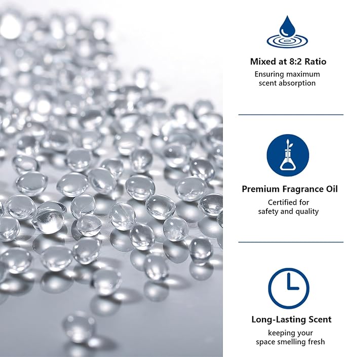 MUBYOK 1.5LB Sweet Spell Premium Scented Aroma Beads for Making Car Freshies Supplies PreScented Beads for Car Air Freshener Sachets Long-Lasing Scent