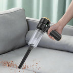 Cordless Handheld Car Vacuum Cleaner,Rechargeable Portable Lightweight Dust Blower,22000PA Powerful Suction Mini Vacuum Cleaner for Deep Cleaning of Home,Car and Pet Hair(Black-Gold)