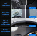 Plastic Restorer for Cars, Ceramic Coating Black Trim Restoration, Plastic Trim Restorer for Automotive Exterior and Interior, Resists Water, UV Rays, Dirt