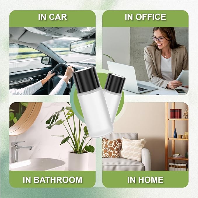Smart Car Air Freshener Refill, Long Lasting Aroma Replacement, Aromatizante Para Carro Refill, Premium 10ml Perfume Selection, for Your Smart Car Diffuser, Set of 3 (Fresh Scents)
