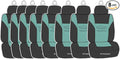 FH Group Car Hanging Air Freshener-Mini Seat Cover Design, Hudson Mist Scent- Long lasting for Auto, Home or Office-8 Pieces