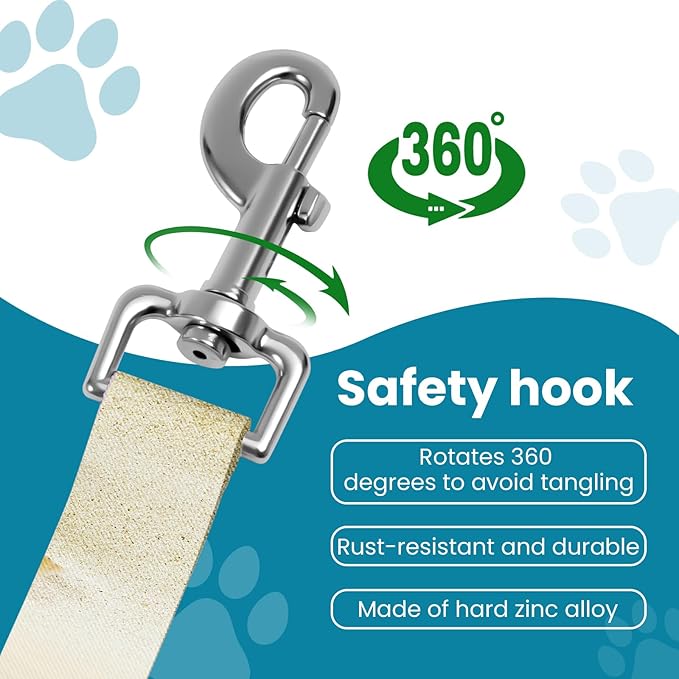Adjustable pet cat and Dog car seat Belt，The Lanyard is Flexible and Adjustable from 20 to 33 inches (whelks)