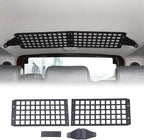 Car Trunk Roof MOLLE Panel Bracket Compatible with Toyot@ FJ Cruiser 2007-2021, Overhead MOLLE Panel Storage, Inner Rear Roof Hanging Bag Rack Holder (Rear)