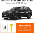 Custom Fit RAV4 Seat Cover for Toyota RAV4 2019 2020 2021 2022 2023 2024 Adventure and TRD-Off Road,Faux Leather,2-Row Full Set,(Beige)