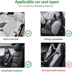 Cute Car Seat Covers Full Set, Universal Fit for Most Cars SUV Pick-up Truck Sedan, Fit for Tesla, Car Accessories for Women Interior, Automotive Vehicle Auto Interior Décor (Full Set)