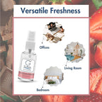 G's Breeze Dark Chocolate & Strawberry Air Freshener - Gentle Fragrance & Soothing Aroma of Velvety Dark Chocolate with Juicy Strawberry - Long-Lasting Fruity Scent - Ideal for Home, Car or Office