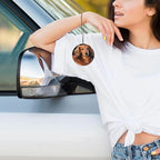 Car Air Freshener 4 Pcs Air Freshener for Car Aromatherapy Tablets Long haired Dachshund Hanging Fragrance Scented Cards Funny Scented Hanging Sheet for Bedroom Wardrobe Shoe Cabinet
