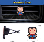Air Vent Decoration - Cute Super Hero Decorative Vent Clip for Cars, Bedroom or Office [Super Man]