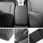 SXCY for 2023-2025 2026 Honda HRV Armrest Cover Pad for 2025 2026 Honda HRV Accessories 2025 2026 HRV Center Console Cover Middle Console Cover w/Soft Cotton Cushion (Added-Pad)
