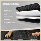 PROZAR Dog Car Seat Cover for Back Seat, Hard Bottom Back Seat Extender for Dogs - Supports 400lbs, Back Seat Pet Cover, Dog Hammock for Full-Size Trucks/SUV