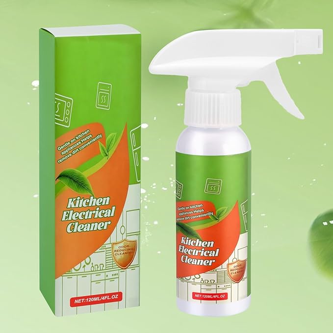 Electrolyzed Ion Kitchen Cleaner Spray - 4.05oz Fly Natural Formula for Household Appliances, Effective Cleaner for Oven, Stove, Range Hood & More (1 Pack)