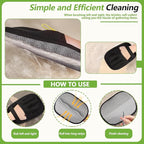 Electrostatic Pet Hair Remover Glove for Dogs and Cats (2Pcs) Reusable Brush Pet Hair Removal Glove for Furniture, Car Interiors, Bedding & Clothing