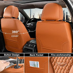 Coverado Seat Covers, Seat Covers 2 Seats, Brown Car Seat Cover Front Seats, Luxury Automotive Seat Covers, Front Car Seat Covers Leather Car Seat Protector