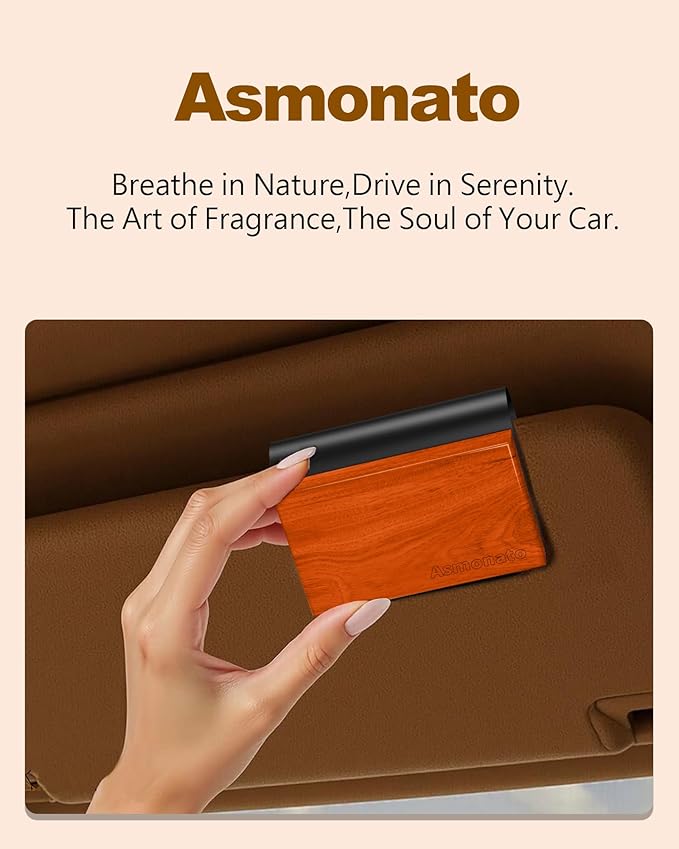 Car Air Freshener-The Original Wood Air Freshener for Visor Clip - Long Lasting Car Odor Eliminator and Scent Diffuser for Cabin, Truck & SUV-2 Metal Clips-Variety 3 Pack(Grove-Open Air-Pine)