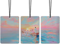 Jesus Christian Car Air Freshener 3 Pcs, Jesus and the Miraculous Catch of Fish Religious Air Freshener Hanging for Cars Books Closet Drawer, Christian Girly Car Accessories for Women Girls