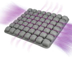 SUNFICON Inflatable Car Seat Cushion Air Seat Cushion Work from Home Office Chair Cushion Wheelchair Pad Anti Bedsore Orthopedics Pain Pressure Relief Cushion Camping Seat Mat w Pump 18"x16"x1'' Gray