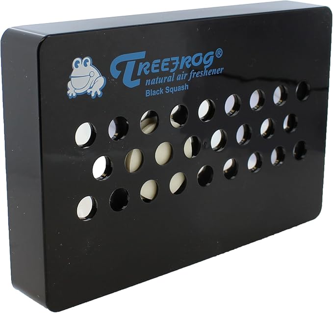 Auto Dynasty TreeFrog Xtreme Fresh Under-The-Car Natural Air Freshener - Black Squash Scented (Pack of 6)