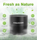 Refrigerator Deodorizer, Fridge Odor Eliminator Lasts for 10 Years, Household Essentials Travel Size Air Purifiers, More Effective Than Baking Soda and Bamboo Charcoal Air Purifying Bag, Black