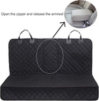 Dog Seat Cover, 100% Waterproof Bench Seat Cover Protector Scratch Proof Nonslip Durable Soft Pet Back Seat Covers for Cars Trucks & SUV