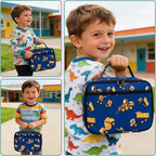 CAMTOP Lunch Box Kids Boys Insulated Lunch Cooler Bag Reusable Lunch Tote Kit for School Travel