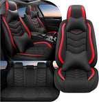 Car Seat Covers Fit for Infiniti g37 2000-2026, Stylish Sport Seat Covers, Waterproof Wear-Resistant Premium Nappa Leather Car Seat Cover.(Full Set with Pillow/Black Red)