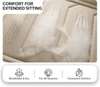 2 Pack Front Leatherette Seat Covers Faux Leather Bottom Car Seat Covers, Super Breathable,Anti-Slip,Universal Seat Covers for Cars,Full Wrapping Edge Fit for Most Sedans SUV Pick-up (2 Pack Beige)