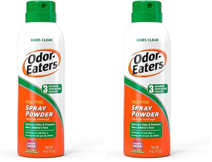 Odor-Eaters Foot Spray Powder 4 Oz (Packaging May Vary) (Pack of 2)
