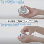 Eikosha Air Spencer 2X Lemon Squash (A52) and 2X Squash scent (A9), Heavy Duty, Last Long, JDM Japan Car Air Freshener