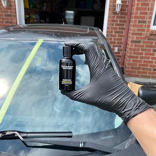 Nano Bond Ceramic Coating 9H PRO (60ML), Car, Plastic, Glass, and Wheel Exterior Care Product kit, Hydrophobic, Long Lasting Professional Care, High Gloss Paint Shine, Automotive Polishing Sio2