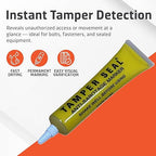 Next Phase – Yellow Tamper Seal Inspection Paint – Tamper-Proof Security Marker for Bolts, Fasteners & Assemblies – Quick-Drying, High-Visibility Paint – Automotive & Industrial Use – 1.5 oz Yellow