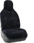 Aegis Cover Premium Australian Merino Sheepskin Car Seat Cover, Easy-Install Summer & Winter Universal Fit for SUV Truck Sedan Most Vehicles (FS-Charcoal)