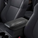 SXCY Fit for 2023 2024 Mitsubishi Outlander Armrest Cover FIT for 2022 2023 Outlander Center Console Cover for 2023 2024 Outlander Middle Console Cover for 2024 Outlander (Black Microfiber Leather)