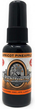BluntPower (Apricot Pineapple, 1 Pack) Concentrated Air Freshener for Room and Car Spray - Oil-Based Diffuser Spray Bottle - Long-Lasting Bathroom Spray, Car Freshener, & Odor Eliminator Spray