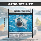 Shark Print Car Storage Bag Organizer Car Organizer for Car Seat Multi-Purpose Car Bag Storage Box Organizer Pouch Pocket Storage for Small Items