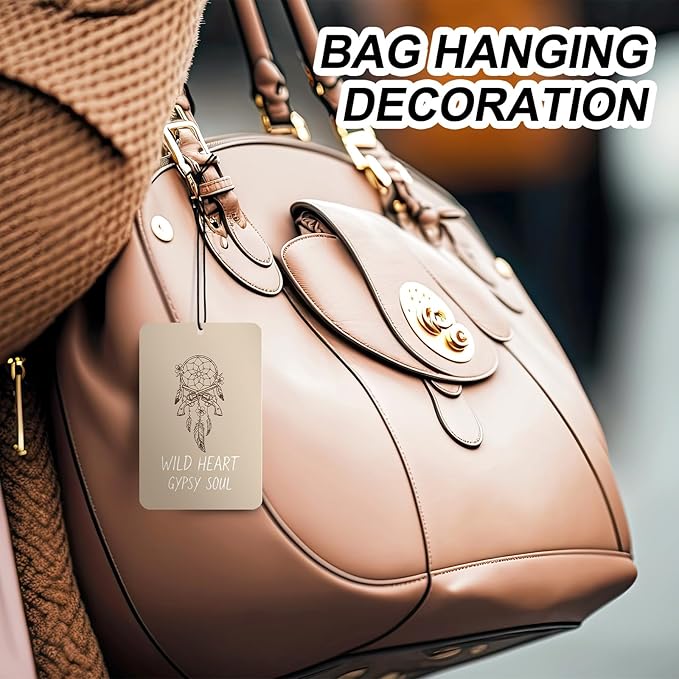Loopeer 6 Pcs Boho Beige Western Car Air Freshener Preppy Cowgirl Western Gifts for Women Boots Yak Cowboy Hat Moon Pistol for Cars Closet Drawer Books Cute Car Accessories Mirror Decor(Boho Beige)