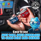 Chemical Guys Sticky Icky Car Cleaning Gel, Sweet Strawberry, Interior Car Cleaner, Reusable Automotive Crevice & Interior Dust Cleaner for Air Ventss, Cup Holders & Keyboards, 0.88 Ounce (Pack of 4)