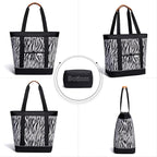 Insulated Cooler Bag Reusable Grocery Tote Bags Transport Large Lunch Box for Women