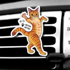 WIRESTER Fresh Scented Car Air Freshener Vent Clip, Decorative Accessories, Interior Decoration for Cars - Cute Animal Butt, Cute Dog Cat, Dog Butt Looking Back, Dog Lying