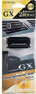 Air Spencer Giga GX Clip, Car Vent Clip Air Freshener (Whity Musk)