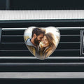 Custom Aromatherapy Vent Clip with Your Photo Text - Personalized Crystal Air Freshener - Custom Discreet Car Air Purifier - Scented Crystal Clips for Interior Decoration