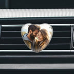 Custom Aromatherapy Vent Clip with Your Photo Text - Personalized Crystal Air Freshener - Custom Discreet Car Air Purifier - Scented Crystal Clips for Interior Decoration