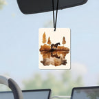 Western Cowboy Car Air Freshener 4 Pcs, Rustic Horse Cowboy Hat Boot Cactus Hanging Air Freshener for Cars, Closet, Drawer, Western - Style Car & Home Decor for Cowboy Lovers