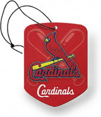 MLB St. Louis Cardinals Car Air Freshener - Team Logo Scented Hanging Air Freshener, Red Shield Design with "Cardinals" Logo, Sports Fan Auto Fragrance for Cars, Trucks, Home (2 Pack)