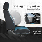 Coverado Seat Covers, Car Seat Covers Front Seats, Car Seat Cover, Car Seat Protector Waterproof, Car Seat Cushion Nappa Leather, Seat Covers Carseat Cover Universal Fit for Most Cars