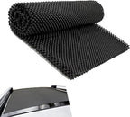 Car Roof Rack Pads, 47" x 39" Roof Cargo Bag Protective Mat/PVC Car Roof Storage Bag Protective Mat, Automotive Accessories for Most Cars (Black)