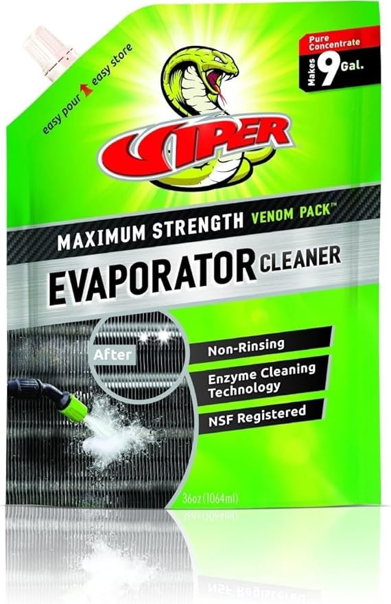 Refrigeration Technologies Viper Maximum Strength Venom Pack Evaporator Cleaner 36 fl oz RT320V Pure Concentrate Coil Cleaner perfect for Viper Foam Jet Sprayer 2-in-1 Hand Pressure Sprayer RT301S (1)