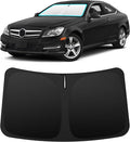 INSAUTO Custom Fit Windshield Sun Shade Accessories for Mercedes-Benz C-Class 2008-2014, Foldable Front Window Sunshade, UV & Heat Reflector, Keeps Interior Cool, Includes Storage Bag