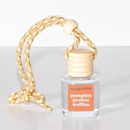 COOLGIRLCANDLES Pumpkin Praline Waffles Car Hanging Fragrance Oil Diffuser Car Air Freshener for Essential Oils, Long Lasting Automobile Diffuser Bottle
