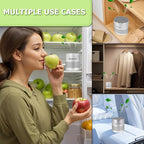 Refrigerator Deodorizer & Air Purifier – Eliminates 99% Odors, Long-Lasting Odor Absorber for Fridge & Home + BONUS 2 Activated Charcoal Bags